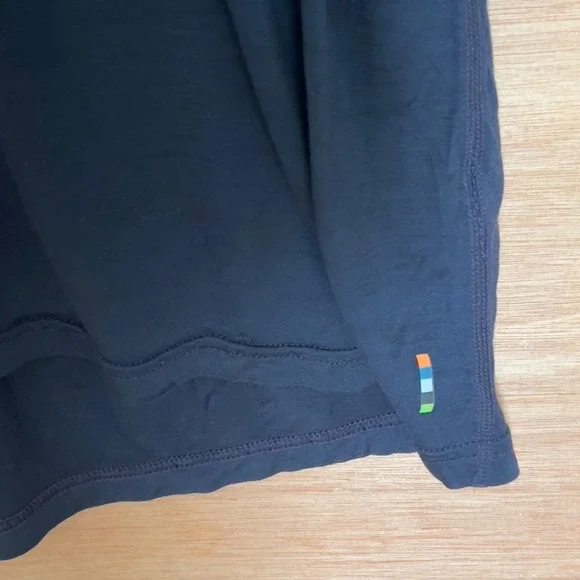 Smartwoot merino sport 120 biking top men's size XL 3/4 sleeve gray blue wool - Picture 3 of 7